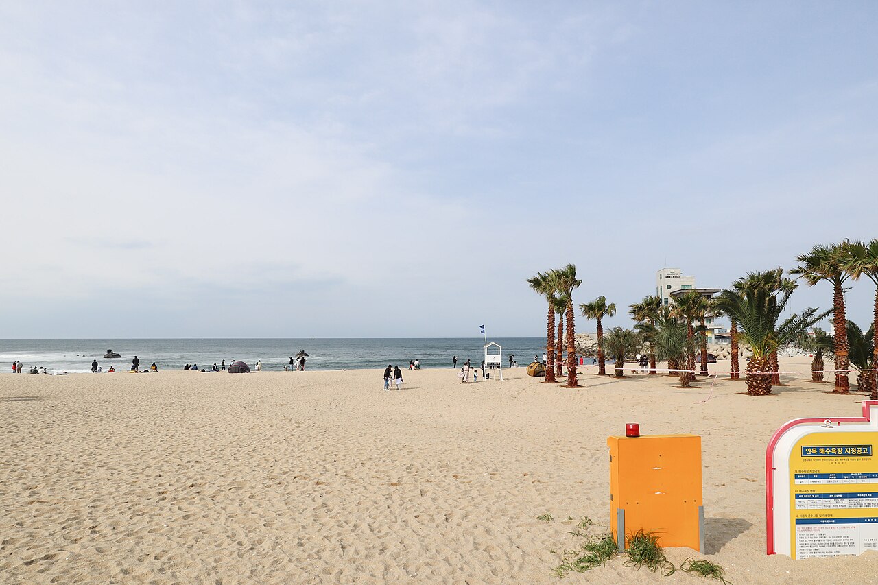 Playa Anmok en Gangneung